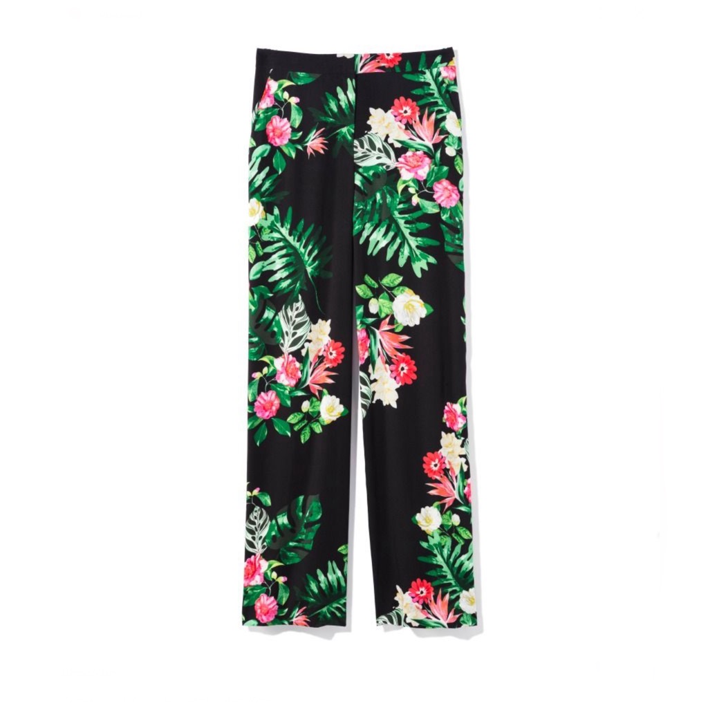 Euc- Vince Camuto Tropical Floral Print Pant